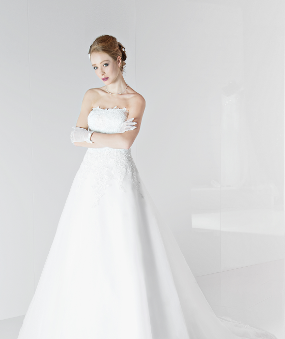 abito da sposa L379